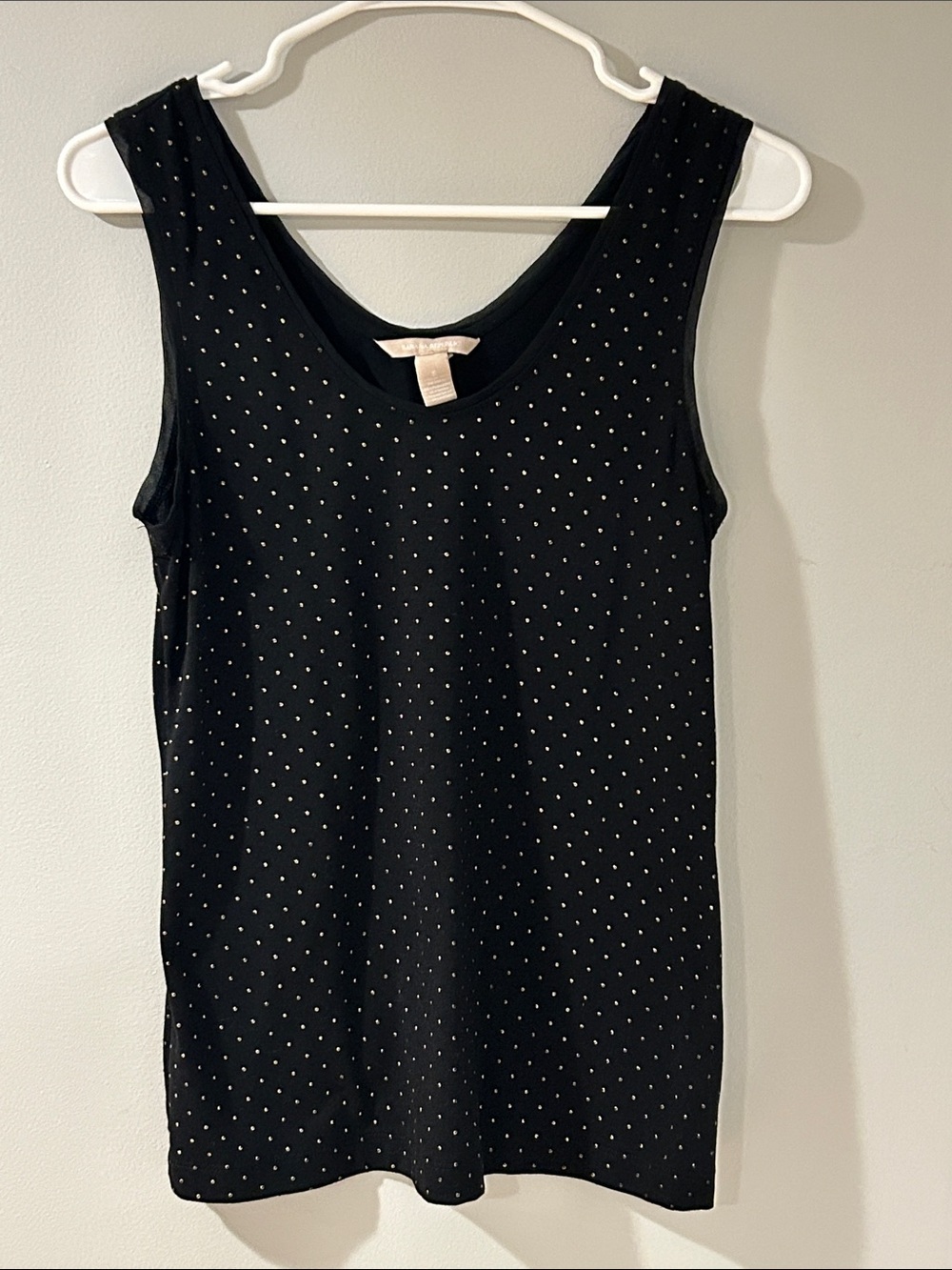 Banana Republic Black Sleeveless Studded Tank